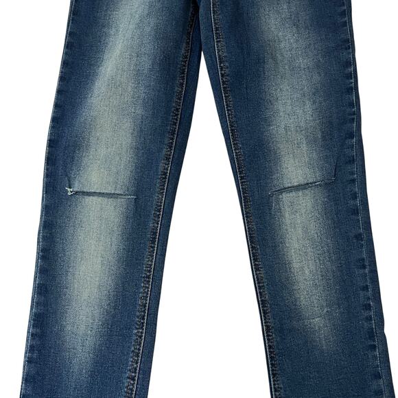 Hale Bob (26) Slight Knee Distressing 5 Pocket Medium Wash Skinny Jeans - Picture 7 of 10